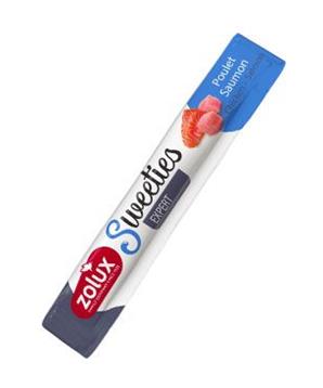 Levně Pochoutka pes SWEETIES losos+kuře krém.tyčinka14gZolux 14g Zolux