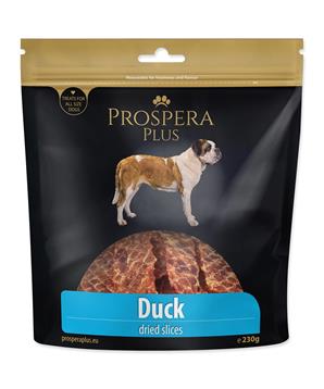 Levně Pochoutka PROSPERA Plus plátky kachního masa 230g