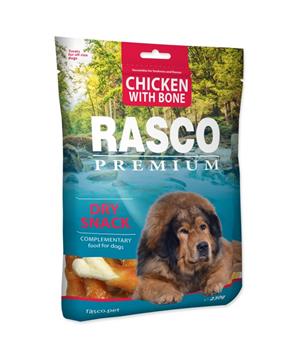 Levně Pochoutka RASCO Premium kosti obalené kuřecím masem 230 g