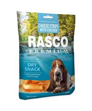 Levně Pochoutka RASCO Premium proužky sýru obalené kuřecím masem 500 g