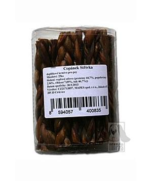 Pochoutka sušená MAPES střívka copánky dóza 25ks