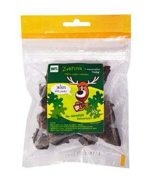 Levně Pochoutka sušená MAPES Zvěřina jelen 60 g