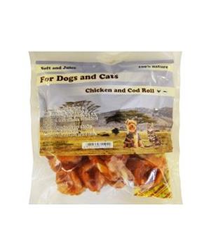 Pochoutka Tresčí kroužky s kuřecím masem měkké 