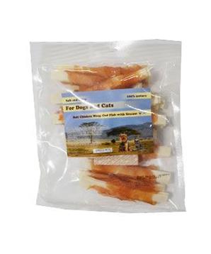 Levně Pochoutka Tresčí plátky s kuřecím masem měkké 250g