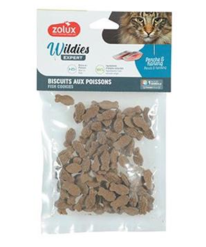 Levně Pochoutka WILDIES rybí sušenky Zolux 50 g