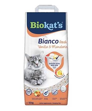 Podestýlka Biokat’s Bianco Fresh Vanilla&Mandarin 10 kg