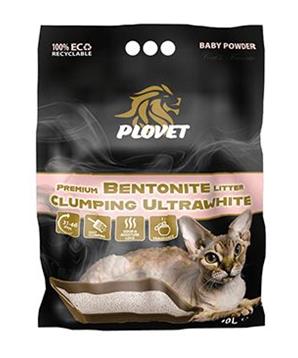 Podestýlka Plovet Ultrawhite Bentonite Baby Powder