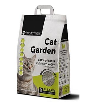 Levně Podestýlka Proactivet Cat Garden Vojtěška 5l