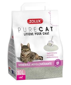 Podestýlka PURECAT antibacterial scent clump 10l Zolu