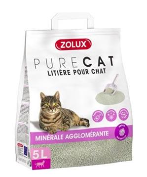 Podestýlka PURECAT antibacterial scent clump 5l Zolux