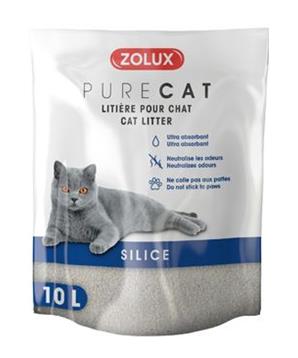 Podestýlka PURECAT natural silica 10l Zolux