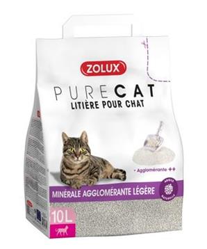 Levně Podestýlka PURECAT premium light clumping 10l Zolux