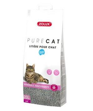 Levně Podestýlka PURECAT scented absorbent 20l Zolux