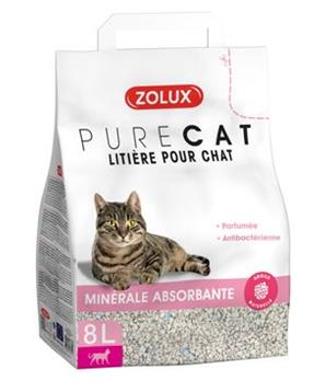 Levně Podestýlka PURECAT scented absorbent 8l Zolux