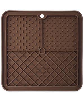 Levně Podložka EPIC PET Lick & Snack lízací čtverec hnědý 20 x 20cm