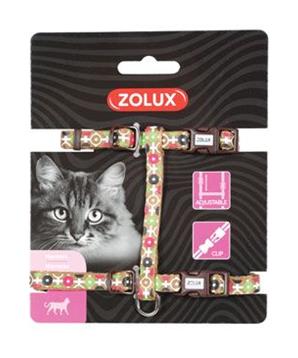 Postroj kočka ARROW nylon čokoládový Zolux