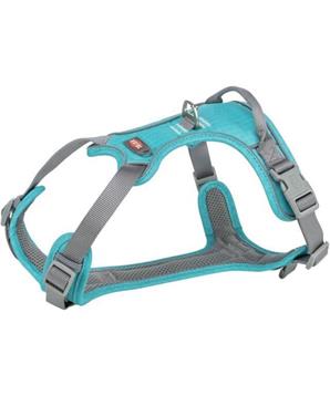 Levně Postroj PREMIUM ACTIVE, aqua L: 69-87 cm/ 25 mm