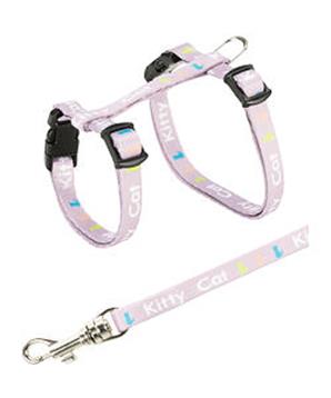Levně Postroj pro koťata KITTY CAT 21-33 cm/8 mm/1,20 m 1 ks