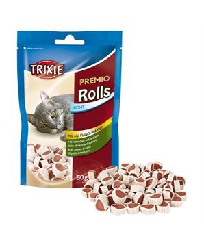 Levně Premio ROLLS Light - rolky kuře - losos TRIXIE 50 g