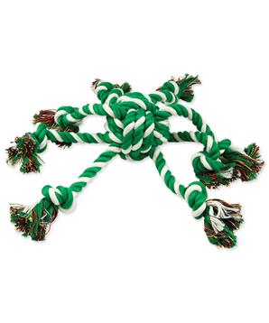 Přetahovadlo DOG FANTASY chobotnice zeleno-bílá