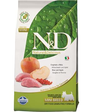Levně N&D PRIME DOG Adult Mini Boar & Apple 2,5 kg