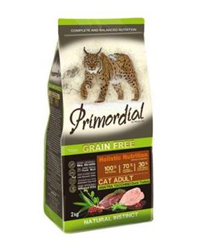 Levně PRIMORDIAL Cat Adult Duck&Turkey 2 kg