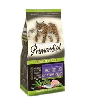 Levně PRIMORDIAL Cat Sterilizzato Turkey&Herring 2 kg
