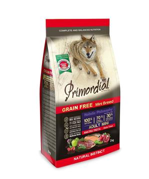 Levně Primordial GF Dog Mini Adult Trout&Duck 6 kg