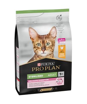 Levně Pro Plan Cat Adult Sterilised Delicate Digestion kuře 3 kg