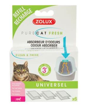Levně PURECAT Refill osvěžovač a pohlcovač zápachu 6x Zolux