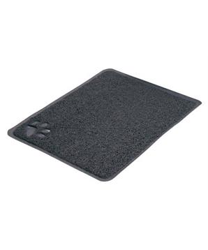 Levně PVC předložka s tlapkou, šedá k WC 40 x 60 cm 1 ks
