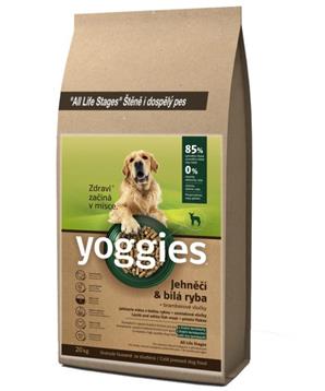 Yoggies, Jehnečí a bílá ryba, granule lisované za studena