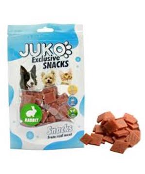 Levně Rabbit big bites 3 x 2 cm JUKO Snacks 70g