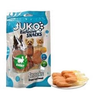 Levně Rabbit Ear with Chicken JUKO Snacks 250g