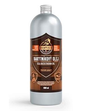 Levně Rakytníkový olej pro koně TOPVET 1l