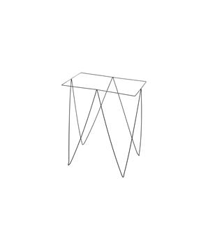 Proutěný koš se dvěma madly, 60 x 40 x 40 cm, hnědá