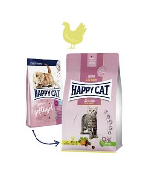 Levně Happy Cat Junior Land Geflügel / Drůbež 10 kg