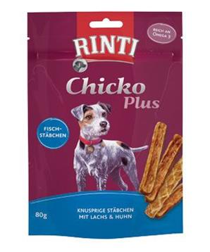 Levně Rinti Dog Extra Chicko Plus pochoutka losos+kuře 80g