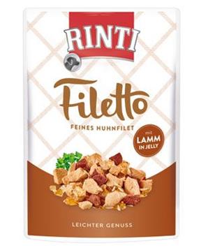 Levně Rinti Dog Filetto kapsa kuře+jehně v želé 100 g