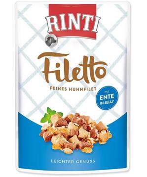 Levně Rinti Dog Filetto kapsa kuře+kachna v želé 100 g