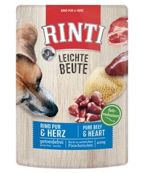 Rinti Dog Leichte Beute kapsa hovězí+kuře srdíčka