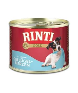 Levně RINTI Gold Drůbeží Srdíčka 185 g