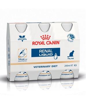 Royal Canin VD Cat liquid Renal 3 x 0,2 l