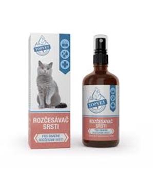 Levně Rozčesávač srsti pro kočky TOPVET 100ml