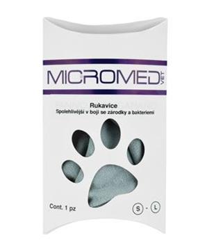 Levně Rukavice VET MICROMED ošetřující, čístící S 1 ks