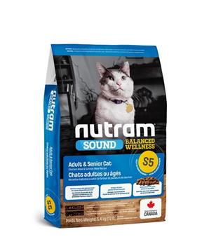 Levně Nutram Sound Adult/Senior Cat 5,4 kg