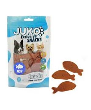 Levně Salmon in Fish Shape JUKO Snacks 250g