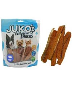 Levně Salmon Strip with Fish Skin JUKO Snacks 250g