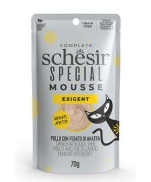 Levně Schesir Cat kapsa Special Mousse Exigent kuře/játra70g