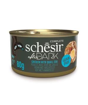 Levně Schesir Cat konz. After Dark Wholefood kuře/vejce 80g 80 g